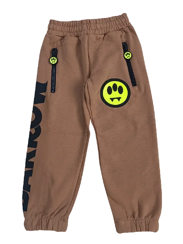 Soft Clothing Biscuit Logo Print Sweatpants