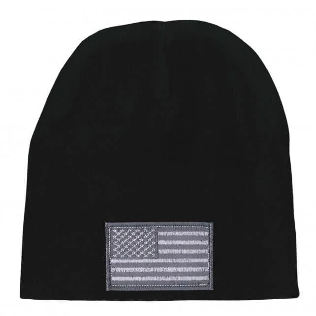 Simple Looks Hot Leathers KHB5001 Urban American Flag Knit Hat