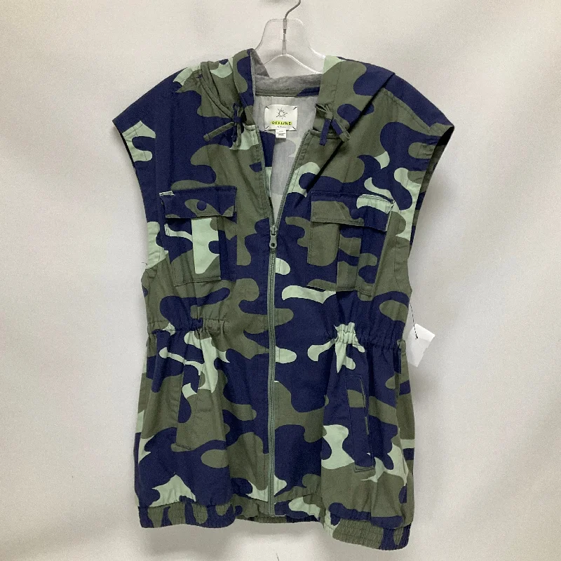 Street Fashion Vest Other By Aerie In Camouflage Print, Size: S