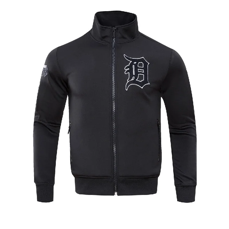 Elegant Style MLB DETROIT TIGERS CLASSIC MEN'S TRACK JACKET (BLACK)