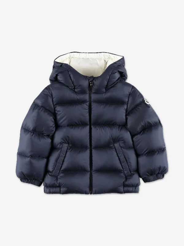 Elegant And Elegant Moncler Enfant Baby Boys Down Padded New Macaire Jacket in Navy