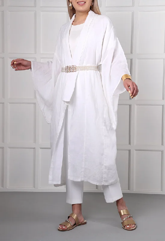 Effortless Looks Linen Kimono