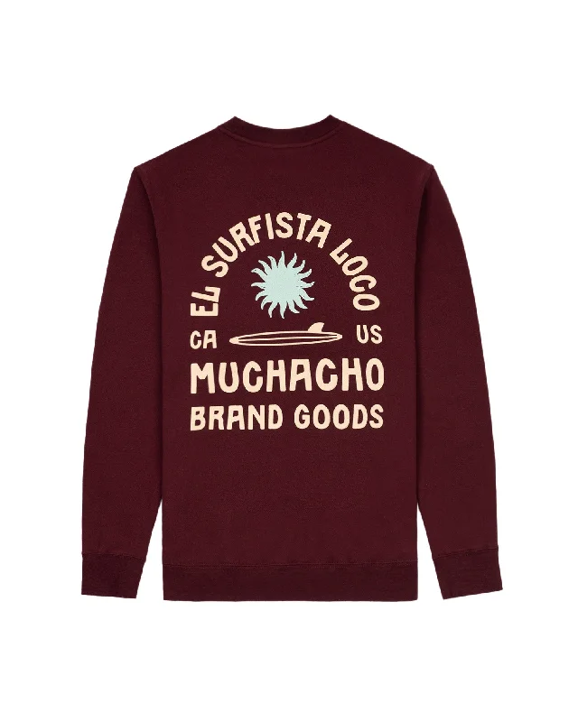 Comfortable Series Surfista Loco Crewneck Sweatshirt