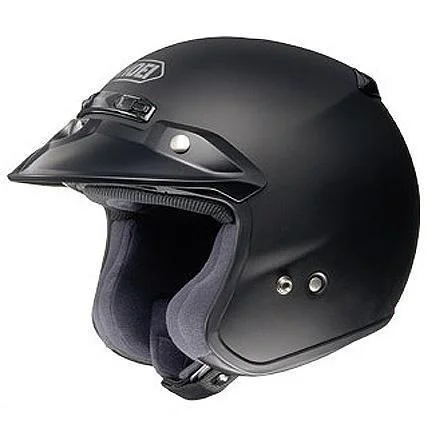 Relaxed Fit Wear Shoei RJ Platinum R Matte Black Open Face Helmet