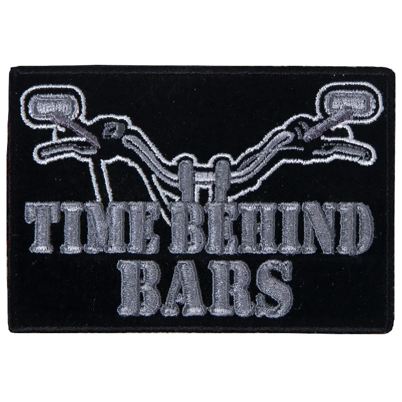 Noble And Elegant Hot Leathers PPA3492 Time Behind Bars 4" x 3" Patch