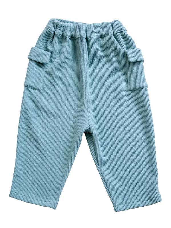 Versatile Comfort Wear Dusky Green Knit Call Sarouel Pants