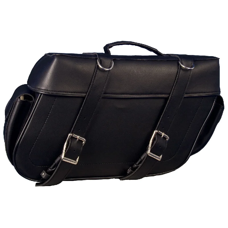 Personalized Clothing Hot Leathers SDA1002 Extra Large PVC Saddle Bags 16X11X6