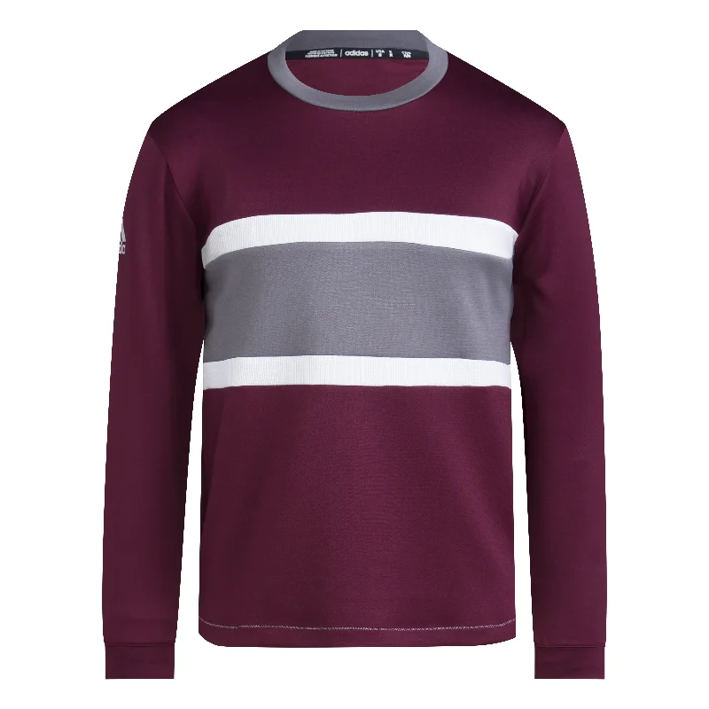Simple Style '24 Texas A&M Long Sleeved Crew Sweatshirt - Maroon & Grey***