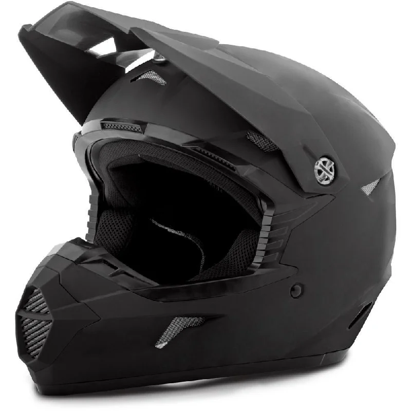 Fresh And Simple GMax MX46 Uncle Matte Black Motocross Helmet