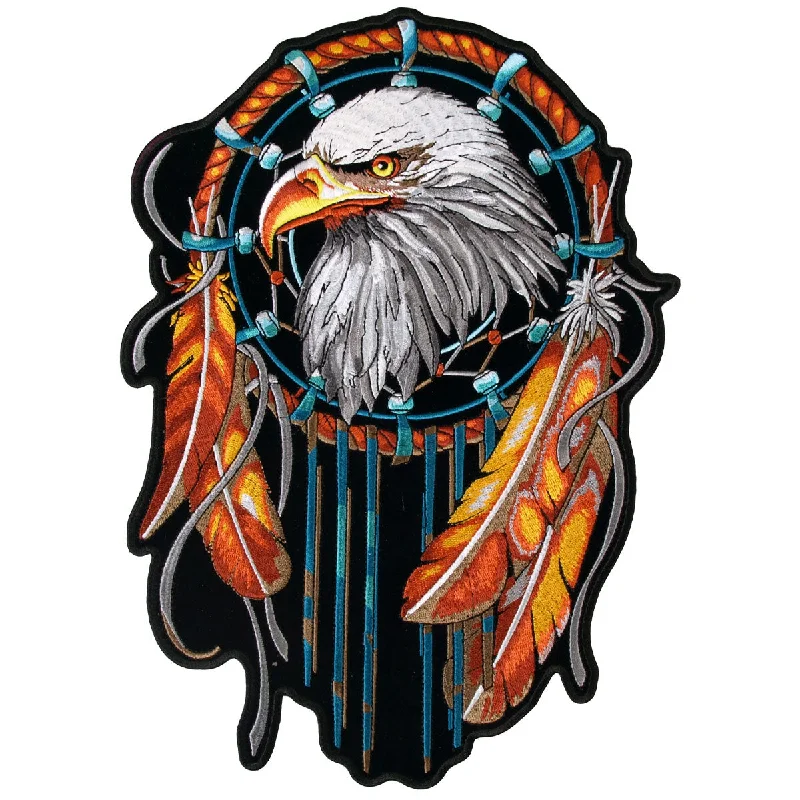 Classic Style Hot Leathers PPA6834 Eagle Dream Catcher 4" x 6" Patch