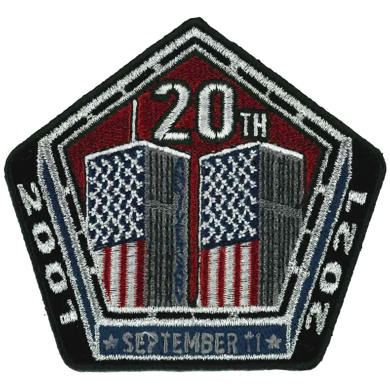 Comfortable Fitwear Hot Leathers PPQ1673 9-11 Pentagon and Towers 3" Patch