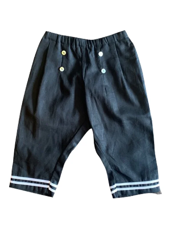 Cozy Chic Wear Black Sailor Pants
