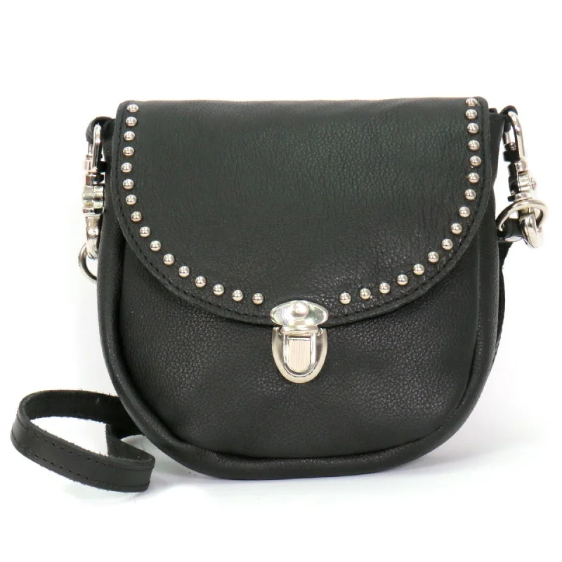 High-end Fashion Hot Leathers CPS1019 Clip Pouch with Crossbody Strap