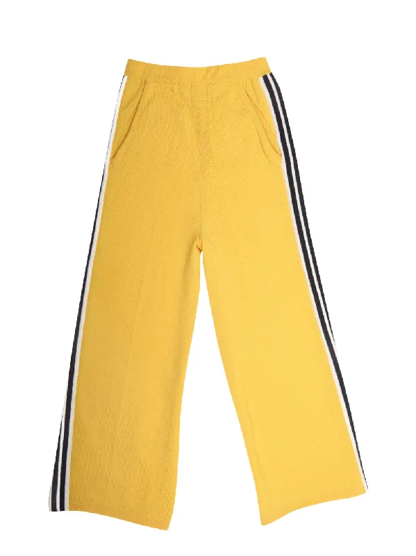 Casual Street Yellow Large Pants