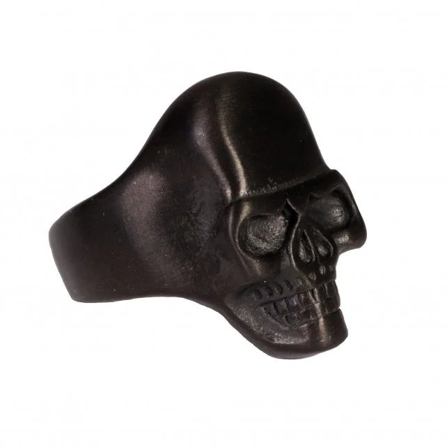 Youthful Street Fashion Hot Leathers JWR2127 Men's Black Matte Smooth Skull Stainless Steel Ring Youthful Street Fashion Hot Leathers JWR2127 Men's Black Matte Smooth Skull Stainless Steel Ring