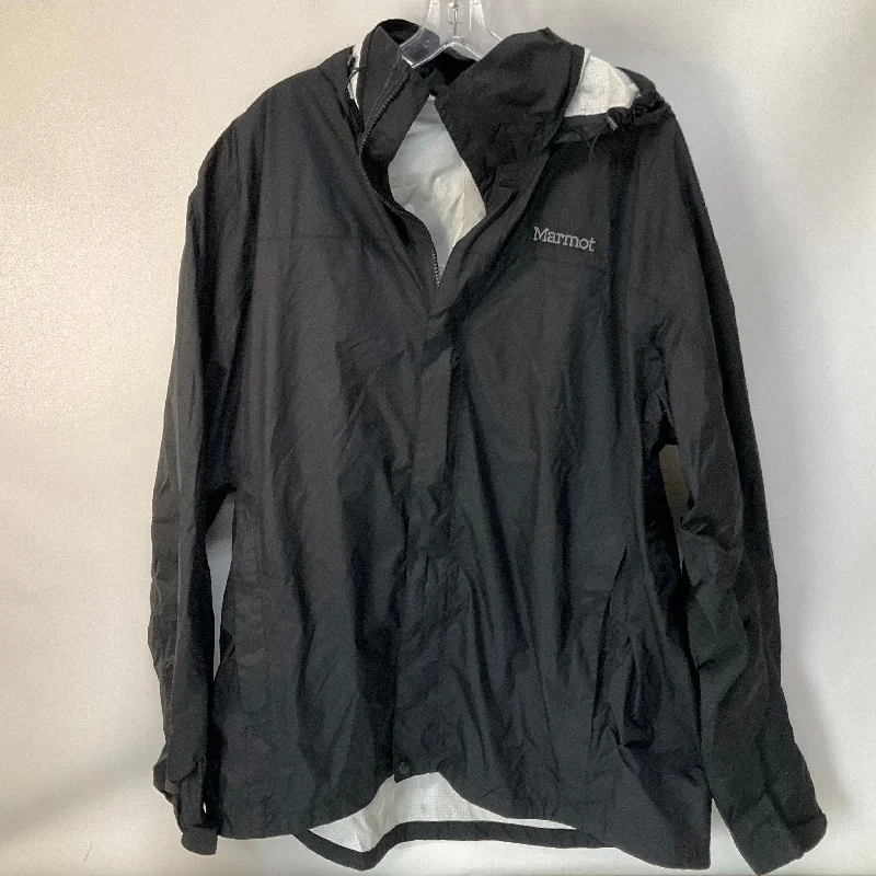 High Street Design Jacket Windbreaker By Marmot In Black, Size: 2x