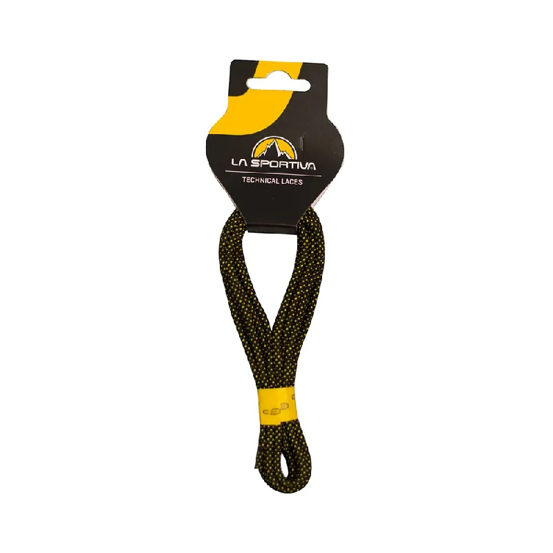 Minimal Comfort La Sportiva Climbing Laces 115cm Black/Yellow