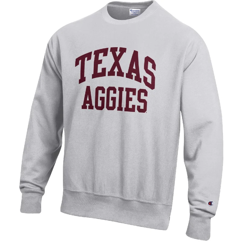 Cozy Sweaters Texas A&M Champion Reverse Weave Crew - Texas Aggies***
