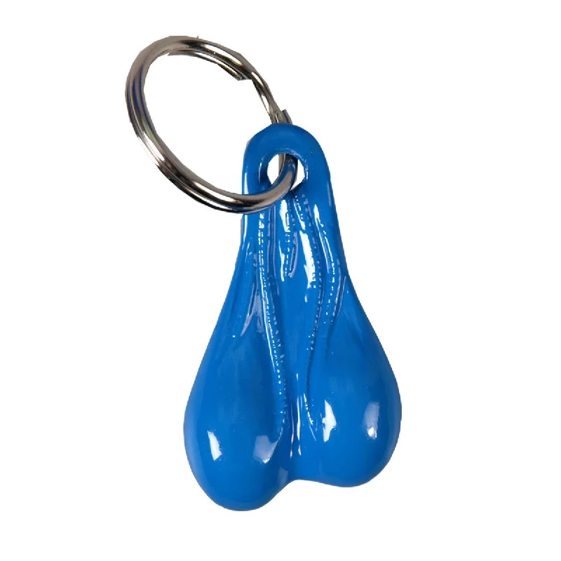 Breezy Outfits Hot Leathers KCB2004 Blue Balls Key Chain