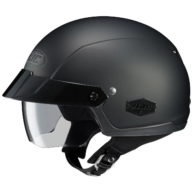Classic HJC IS-Cruiser Matte Black Half Helmet