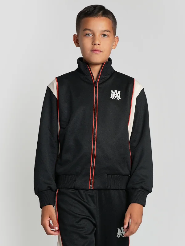 Comfortable Fashion Amiri Kids Arts District Track Jacket in Black