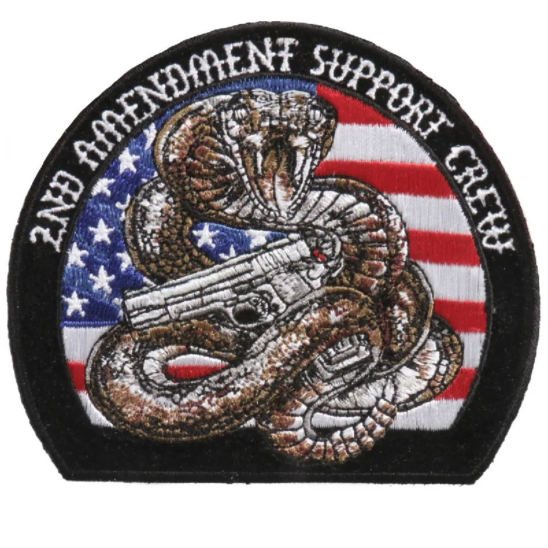 Comfortable And Cold-proof Hot Leathers PPA9173 2nd Amendment Rattle Snake 4" x 3" Patch Comfortable And Cold-proof Hot Leathers PPA9173 2nd Amendment Rattle Snake 4" x 3" Patch