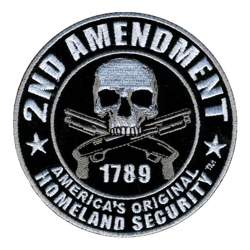 French Style Hot Leathers PPV1008 2nd Amendment America's Original Homeland Security Hook Back 4" x 4" Patch French Style Hot Leathers PPV1008 2nd Amendment America's Original Homeland Security Hook Back 4" x 4" Patch