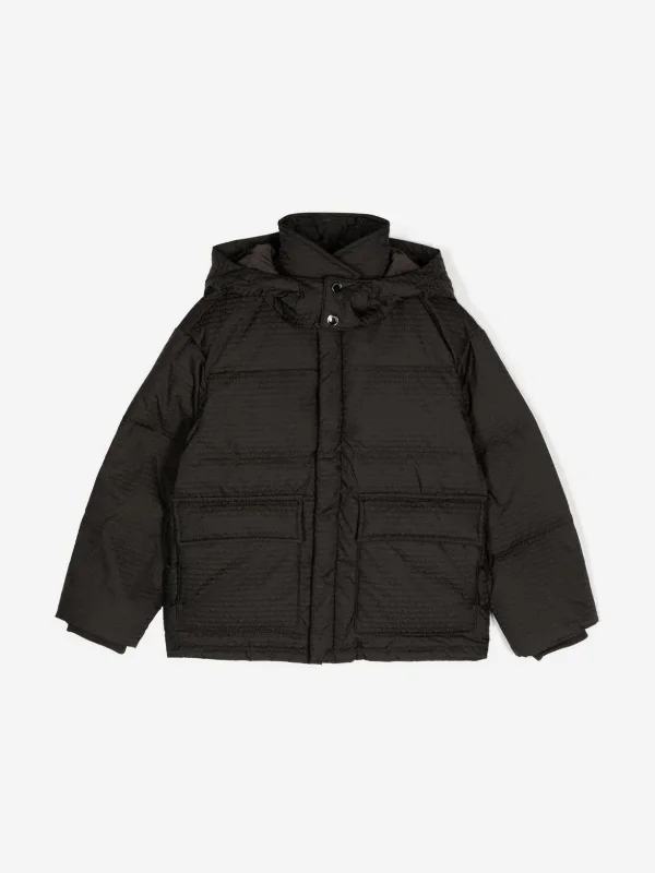 Preview New Products Emporio Armani Boys Down Padded Puffer Jacket in Green