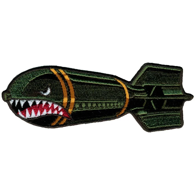 Quality Tailoring Hot Leathers PPA7440 Drop Bombs 4" x 2" Patch