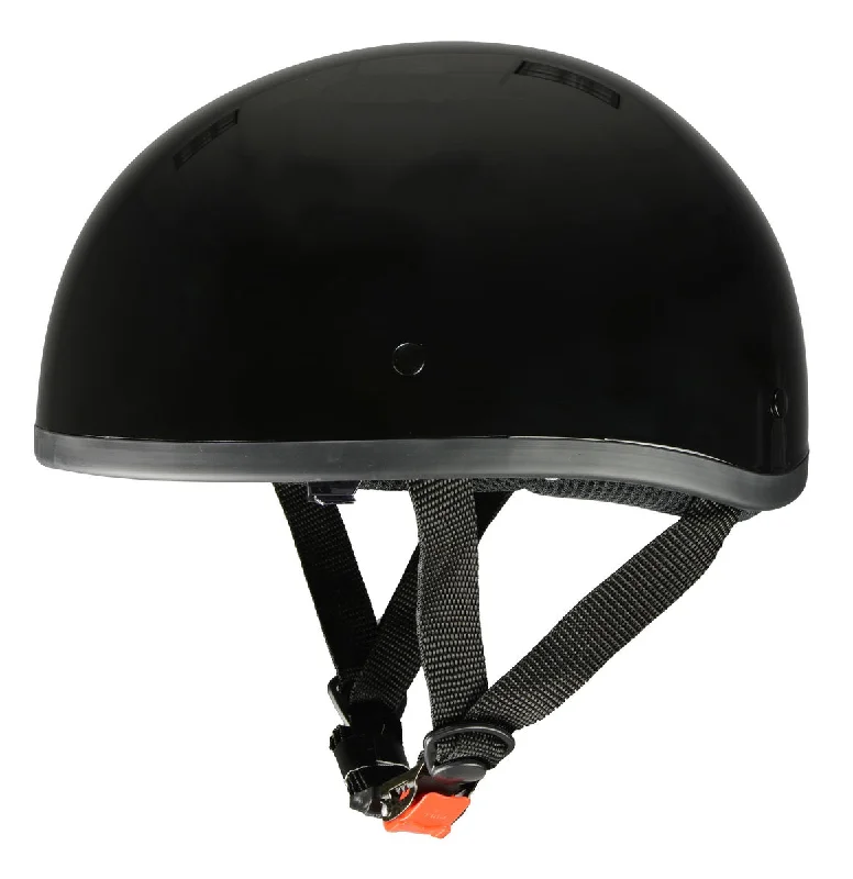 Romantic Temperament Milwaukee Performance Helmets MPH9851N Novelty 'Classic' Glossy Black Half Helmet with Drop Down Visor Romantic Temperament Milwaukee Performance Helmets MPH9851N Novelty 'Classic' Glossy Black Half Helmet with Drop Down Visor