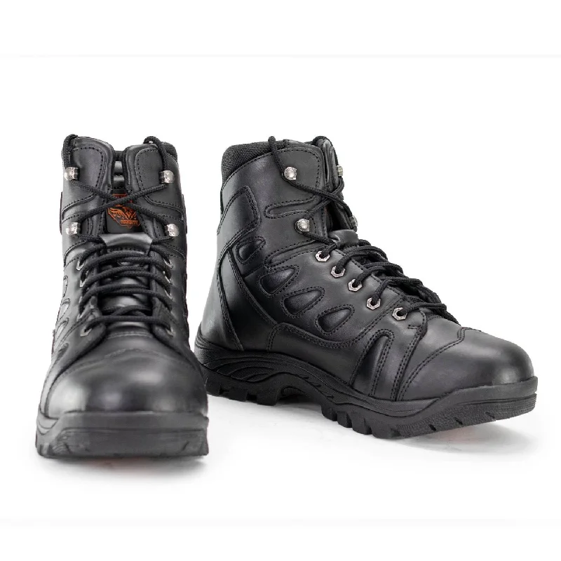 Luxury Fashion Milwaukee Leather MBM9115 Men's Black Leather 6-Inch Swat Style-Tactical Motorcycle Rider Biker Boots Luxury Fashion Milwaukee Leather MBM9115 Men's Black Leather 6-Inch Swat Style-Tactical Motorcycle Rider Biker Boots