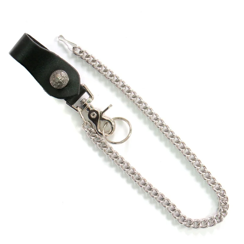 Sports And Leisure Hot Leathers CWA1041 18" Buffalo Nickel Wallet Chain