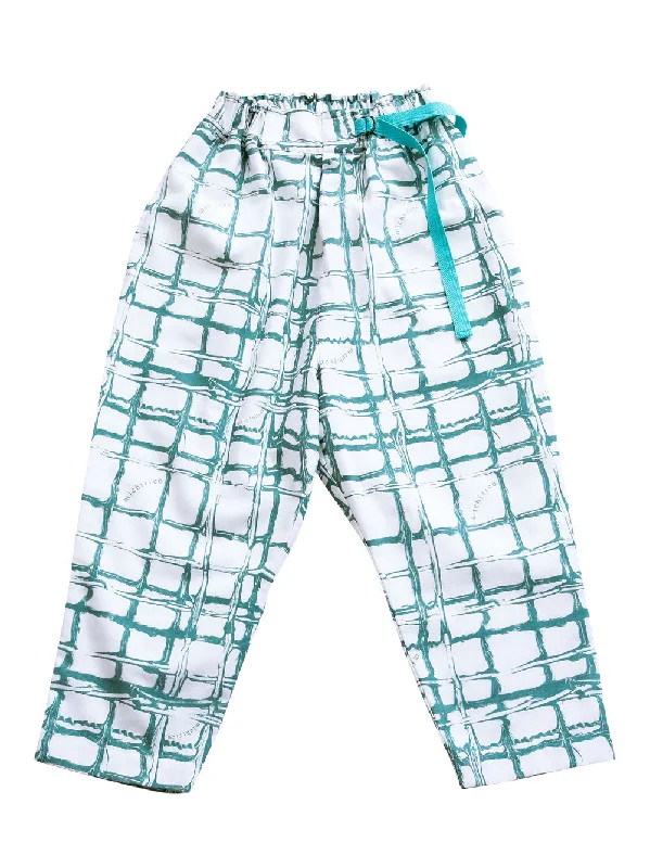 Fashionable Comfort Blue Check Pants
