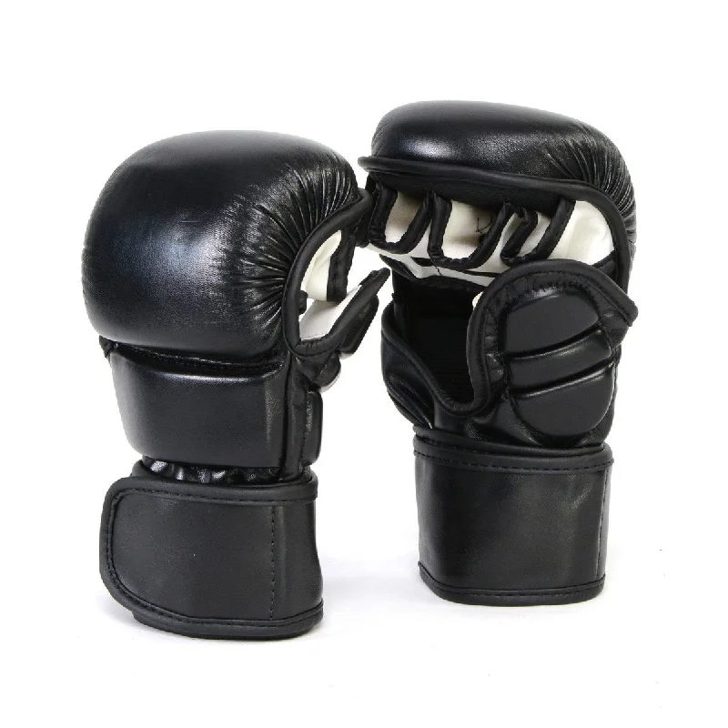 Smart Comfort X-Fitness XF2001 7 oz MMA Hybrid Sparring Gloves-BLACK