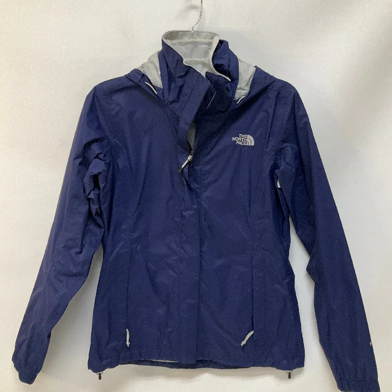 Warm Comfort Jacket Windbreaker By The North Face In Navy, Size: S