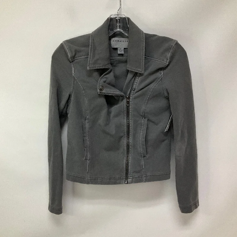 Fashion Expert Jacket Moto By Marrakech In Grey, Size: Xs