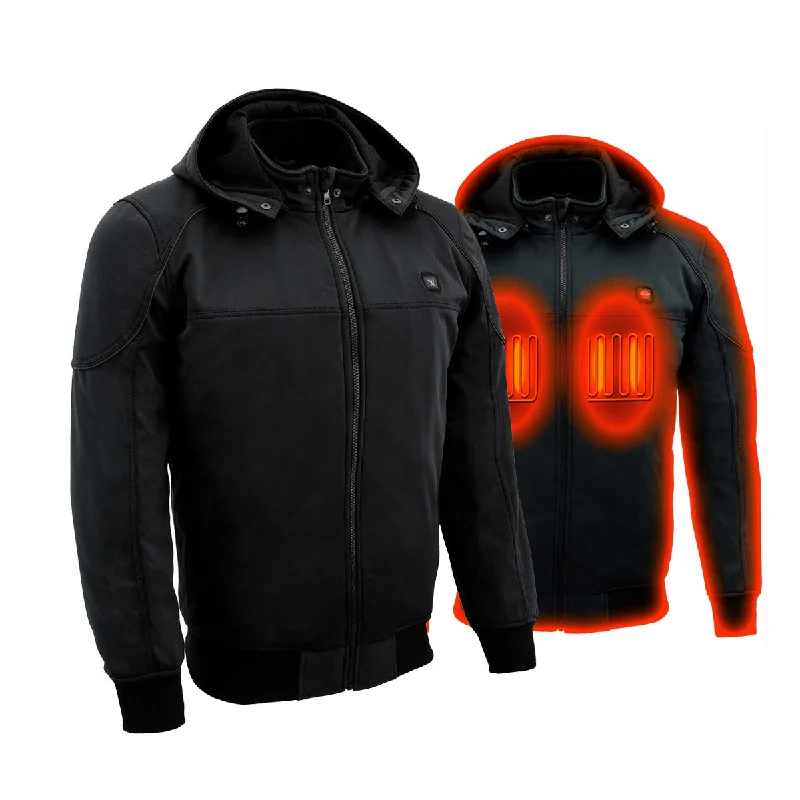 Cozy Layers Nexgen Heat NXM1761SET Men’s Black Igniter 'Heated' Soft Shell Racing Style Motorcycle Heated Jacket w/ Battery Cozy Layers Nexgen Heat NXM1761SET Men’s Black Igniter 'Heated' Soft Shell Racing Style Motorcycle Heated Jacket w/ Battery