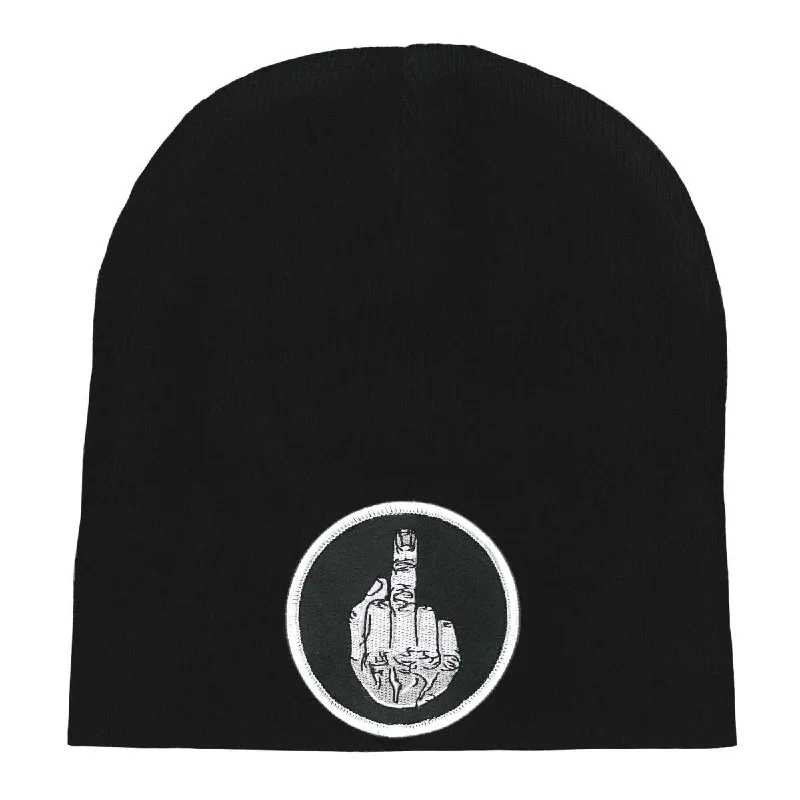 All-Day Outfits Hot Leathers KHB5006 Middle Finger Knit Hat