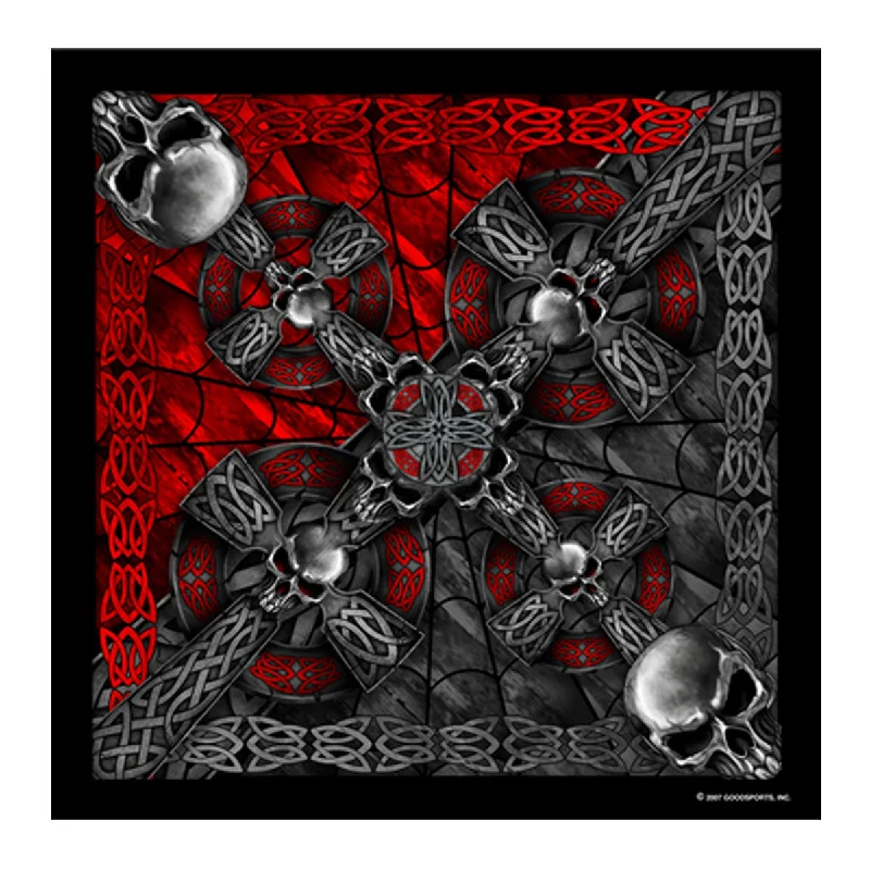 Spring Fashion Hot Leathers BAB1010 Celtic Cross Bandana