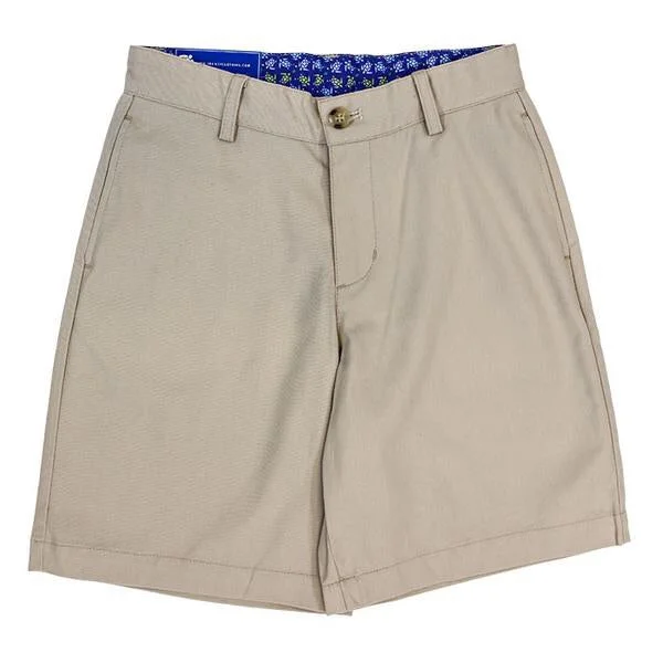 Breezy Style Khaki Twill Shorts