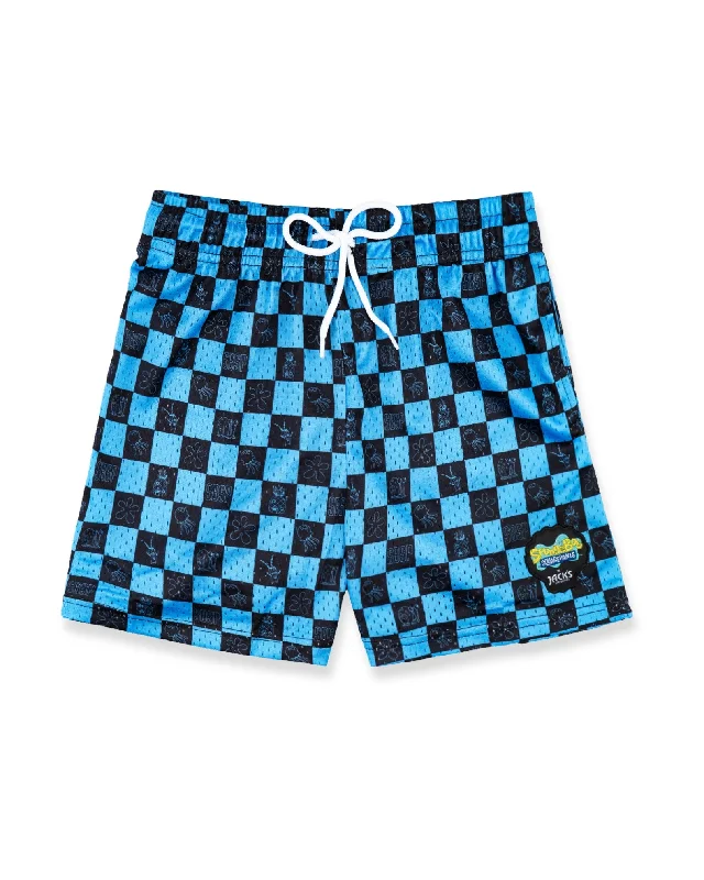 Warm Wear SpongeBob Squarepants x Jack's "SBSP" Boy's Mesh Shorts