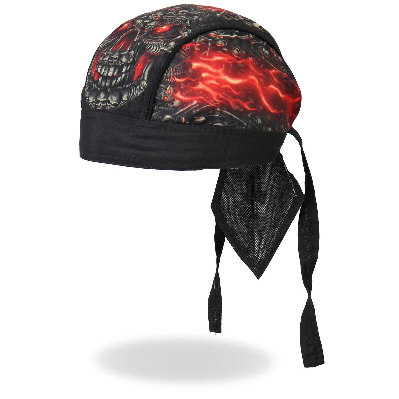Diamond Series Hot Leathers HWH1018 Skull Made Of Skulls Headwrap