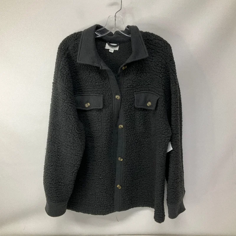 Economic Outlook Jacket Fleece By Aerie In Grey, Size: M