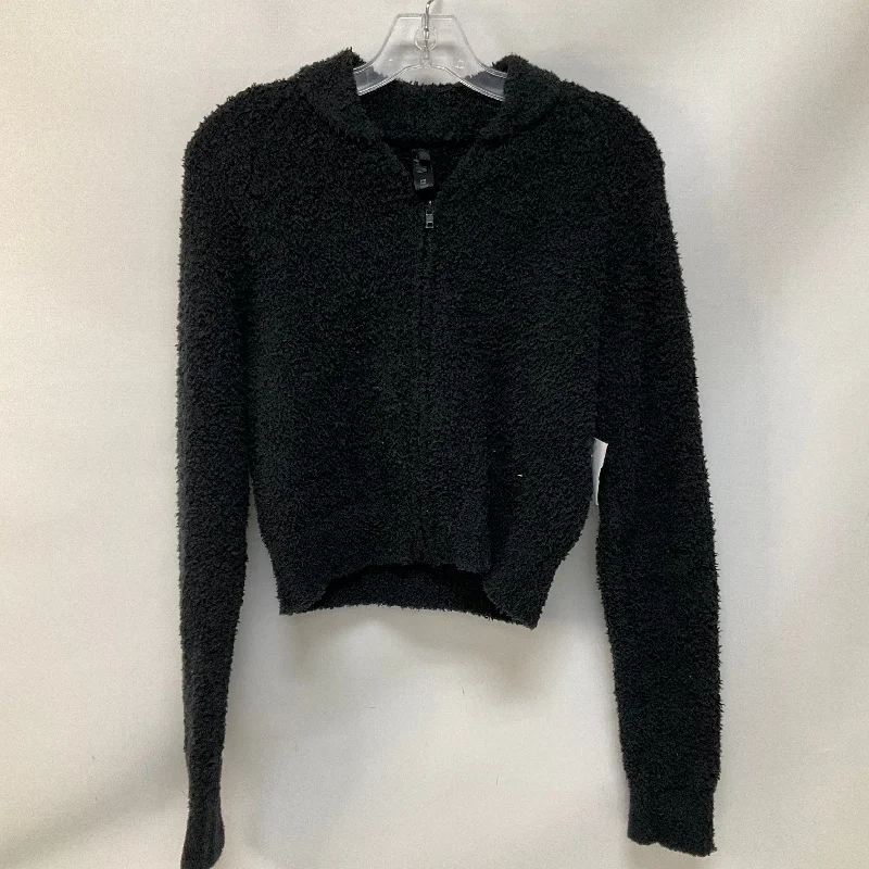 Effortless Style Jacket Fleece By Skims In Black, Size: S