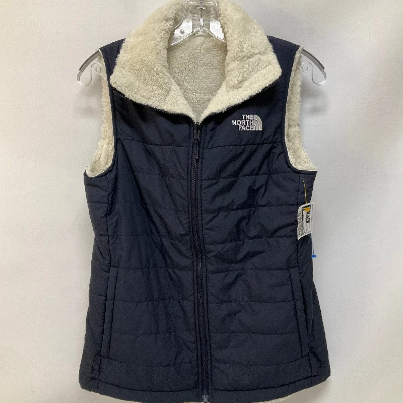 Relaxed Dresses Vest Faux Fur & Sherpa By The North Face In Navy, Size: S