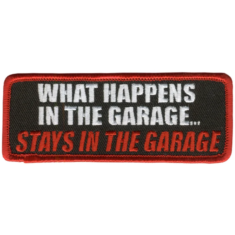 Casual Street Hot Leathers PPL9205  In The Garage 4" x 2" Patch