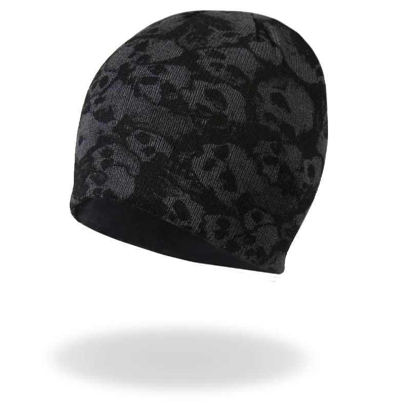 Street Fashion Hot Leathers KHB1036 Ancient Skulls Knit Cap