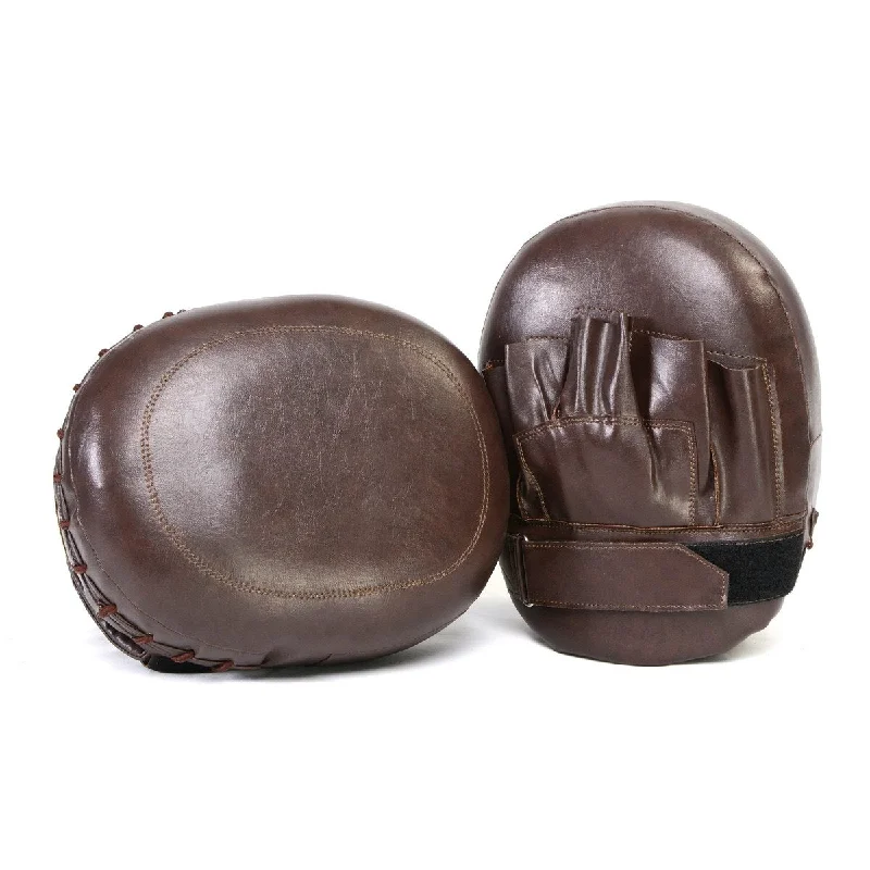 Cozy Look X Fitness XF8001 Brown Punch Focus Mitts for Boxing, MMA, Kickboxing, Muay Thai - Pair Cozy Look X Fitness XF8001 Brown Punch Focus Mitts for Boxing, MMA, Kickboxing, Muay Thai - Pair