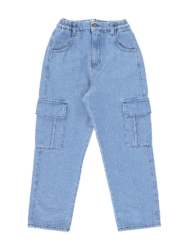 Customized Version Fallon Blue Cargo Pants