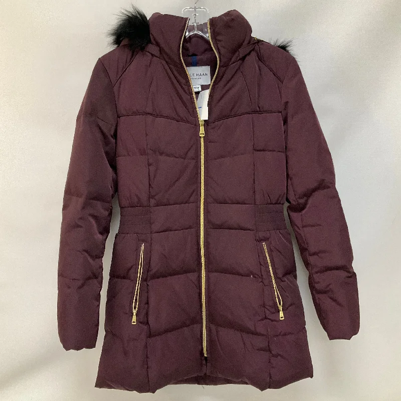 Cozy Vibes Coat Other By Cole-haan In Red, Size: Xs